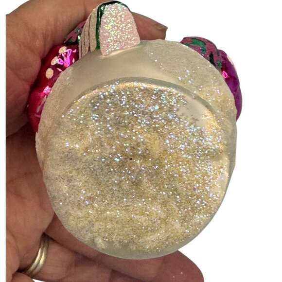 Christopher Radko Frosty Twist Snowman Ornament Rare Retired Glass 6 Inch Multic - Picture 8 of 8